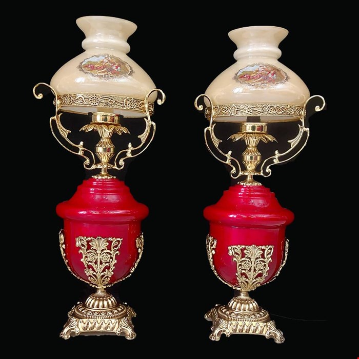 چراغ تزئینی نئوکلاسیک رومیزی الین کد CY28