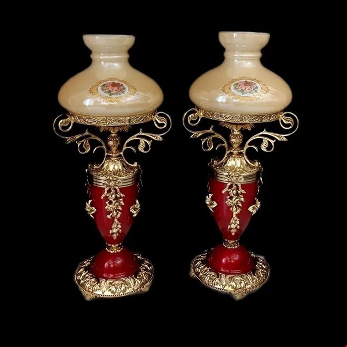 چراغ تزئینی نئوکلاسیک رومیزی رویال کد CY26